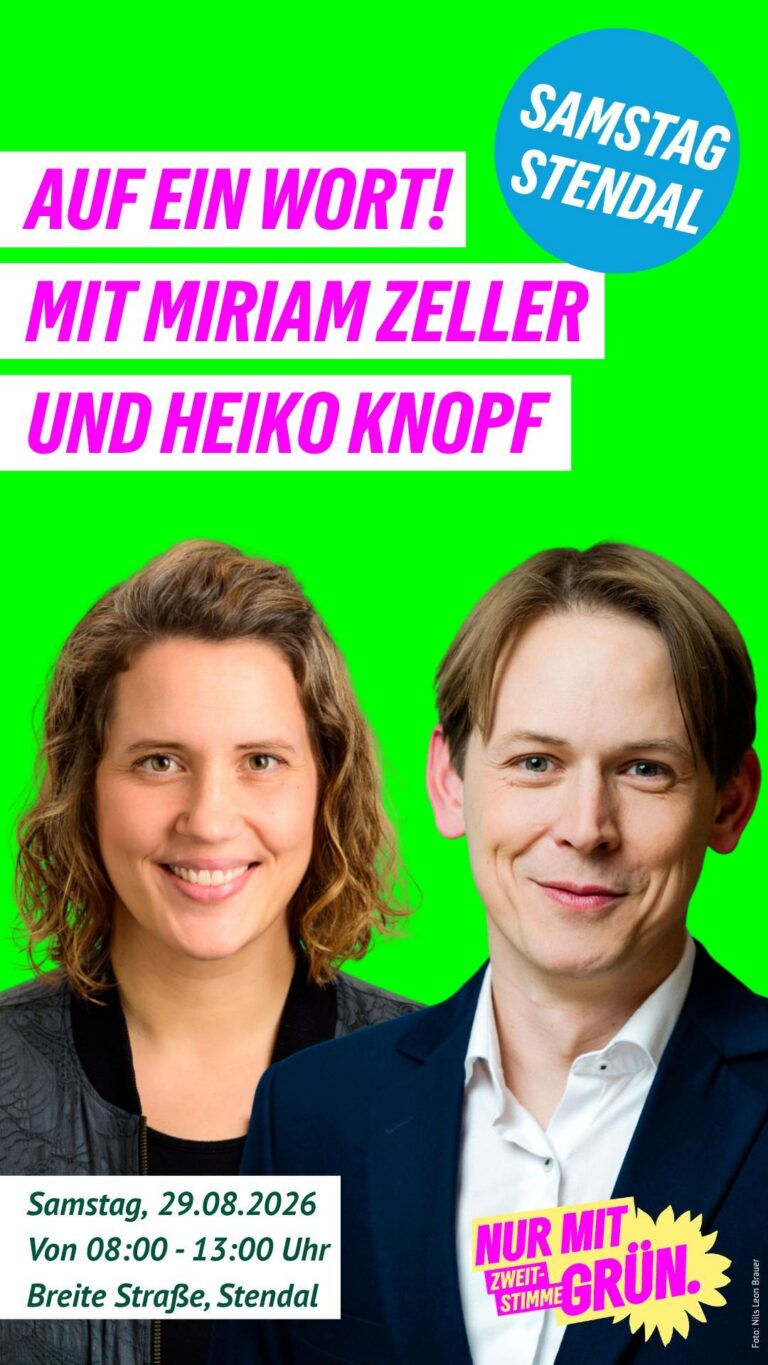 Mit Heiko Knopf (Mitglied des Bundesvorstand) im Gespräch